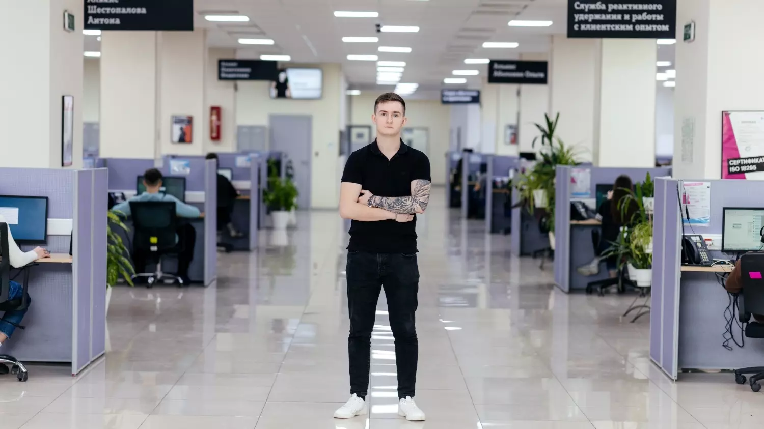 Руководитель группы абонентского обслуживания Дмитрий Гончаров сейчас на последнем курсе ДГТУ. Он пришел в компанию три года назад