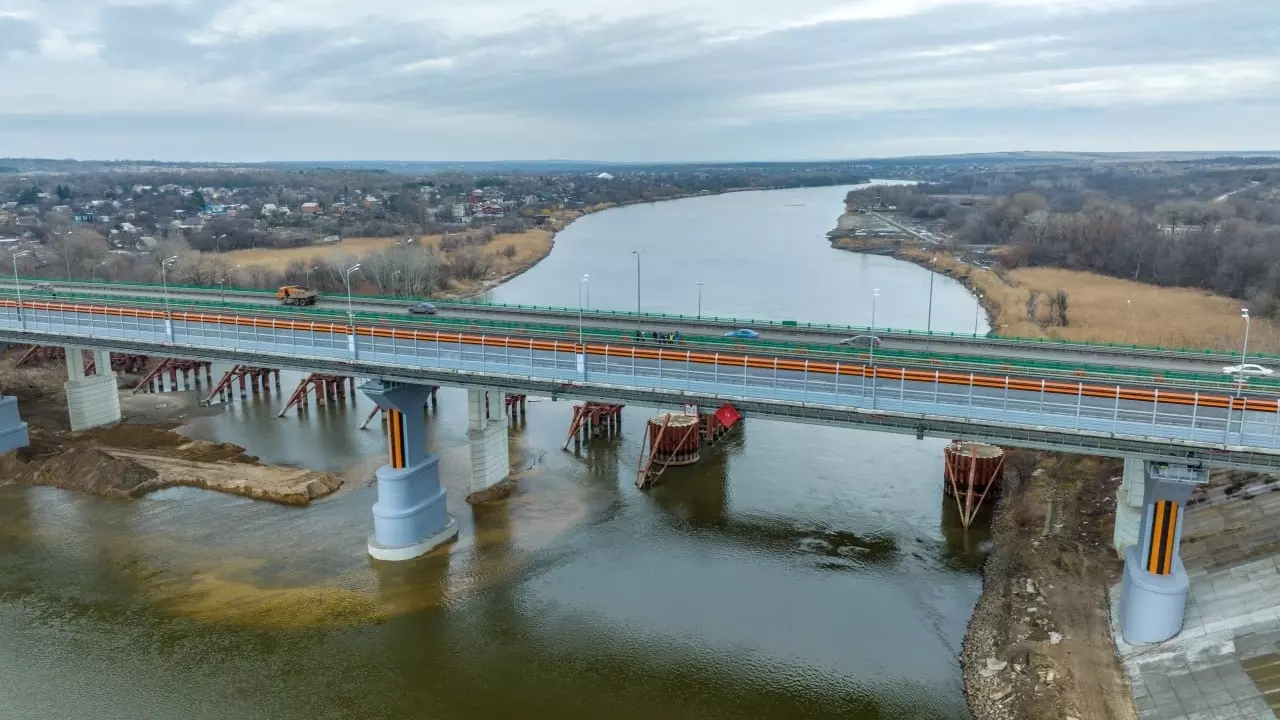 В Ростовской области открыли движение по мосту через Северский Донец на М-4