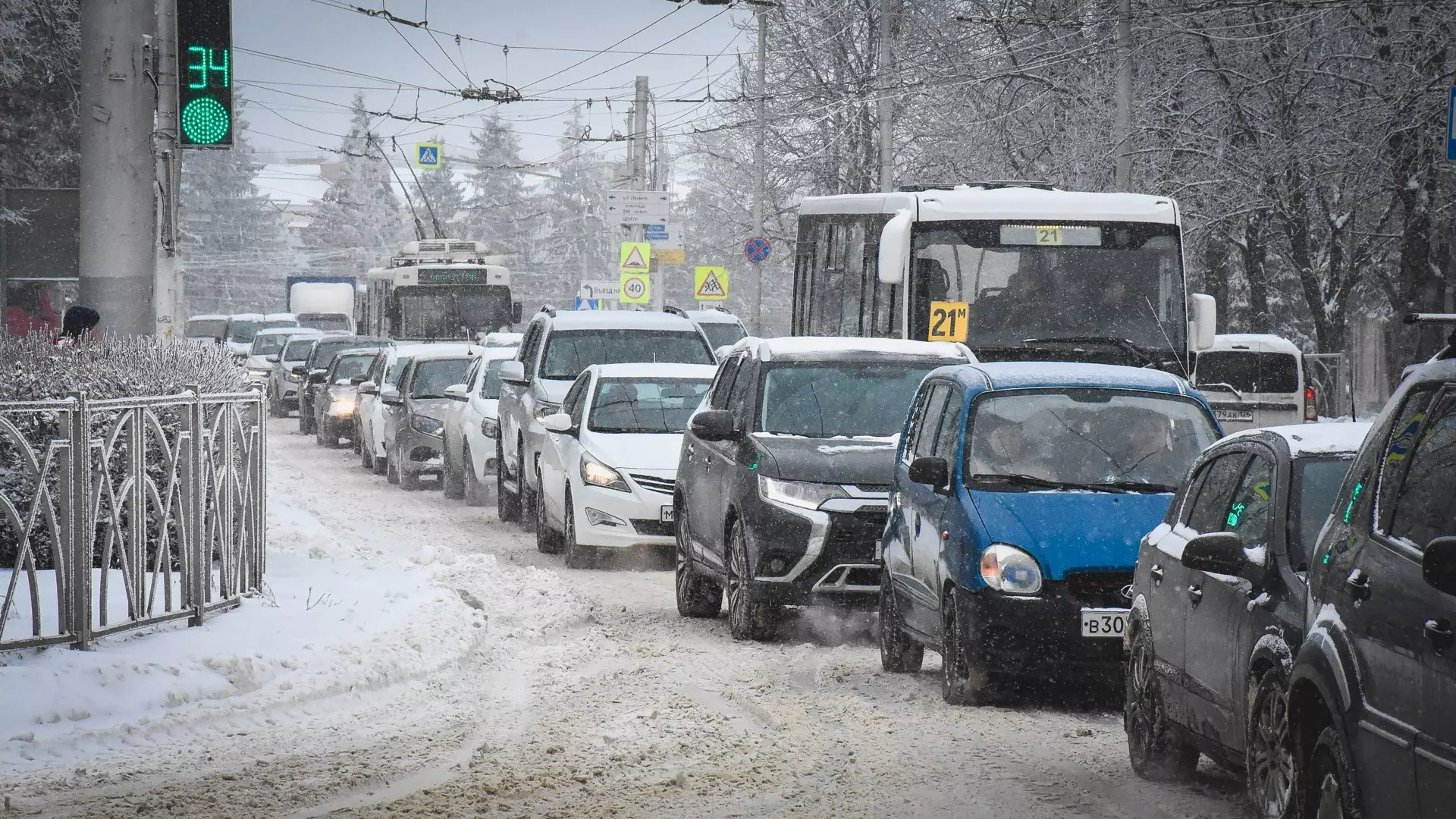 В нескольких районах в Ростовской области 11 марта выпал снег