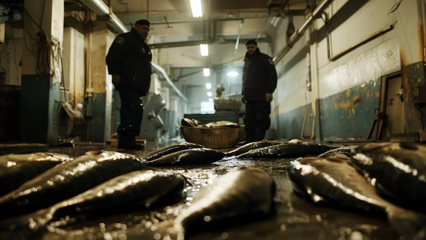 Полиция устроила облаву на рыбный цех в Ростовской области
