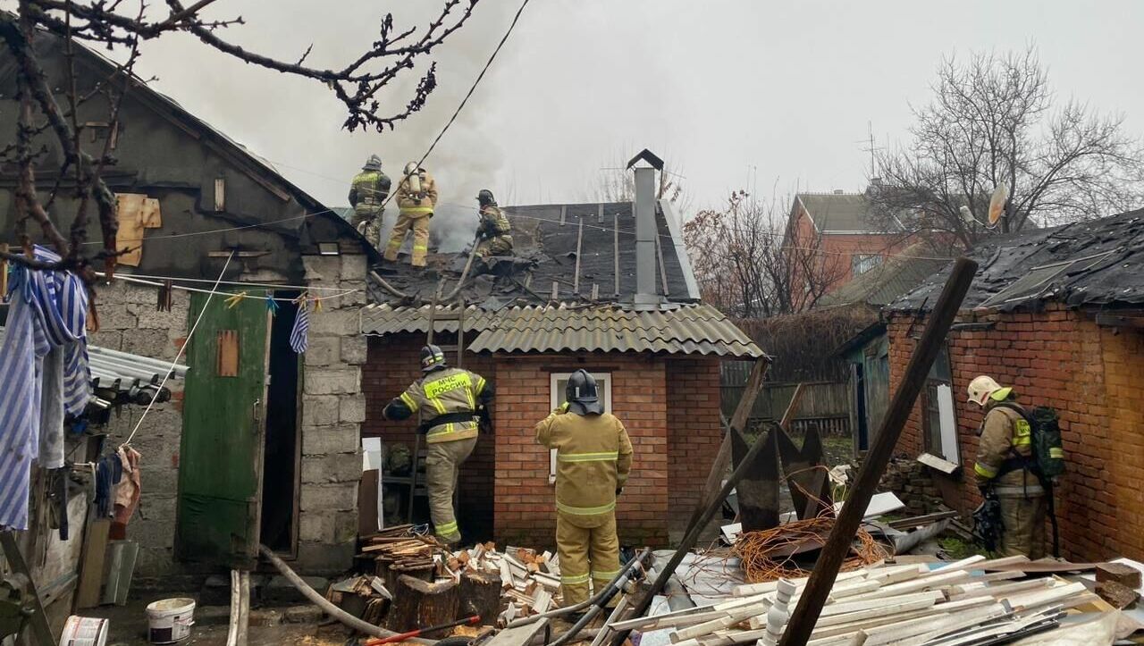 Муж и жена сгорели в своем доме в Ростове-на-Дону днем 16 декабря