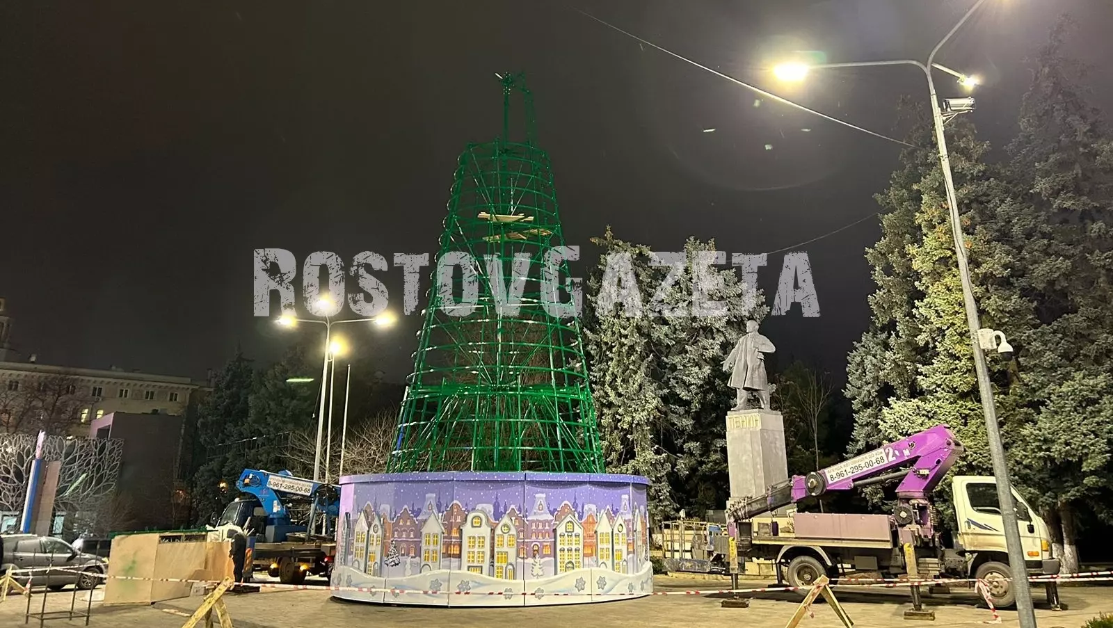 Новогоднее оформление Ростова обещают закончить до 15 декабря