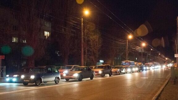 Девятибальные пробки сковали Ростов вечером пятницы 2 декабря