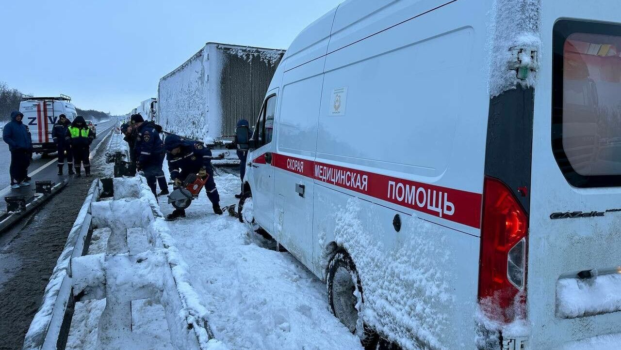 В Ростовской области нашли виновных в снежных заторах на М-4 и недосчитались врачей