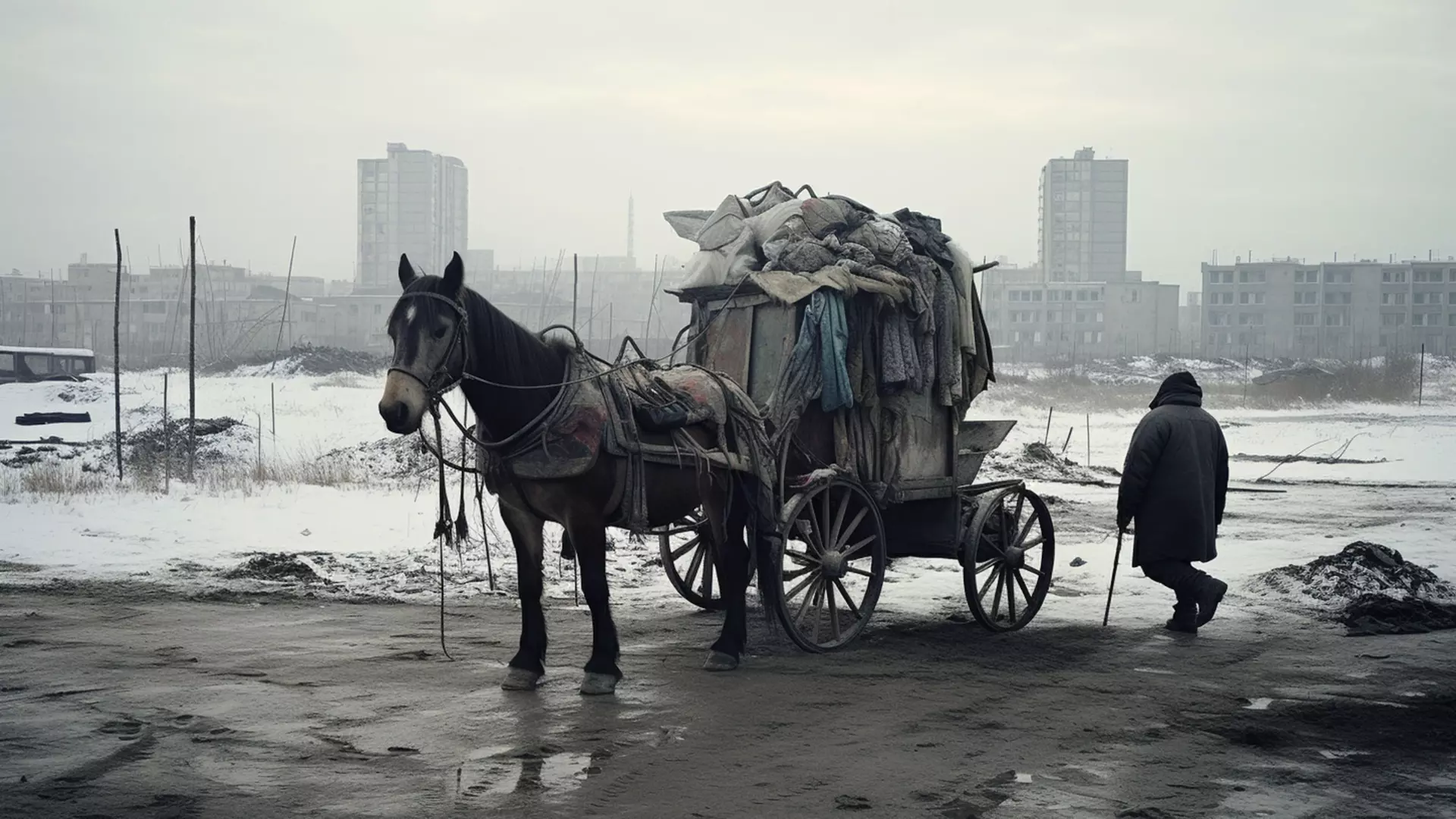 В Ростовской области двое лошадей погибли в жестком ДТП с фурой