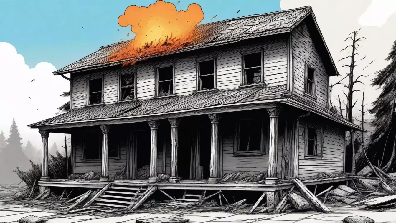 В Ростове вновь обрушается аварийный дом и вновь сгорает старинный особняк