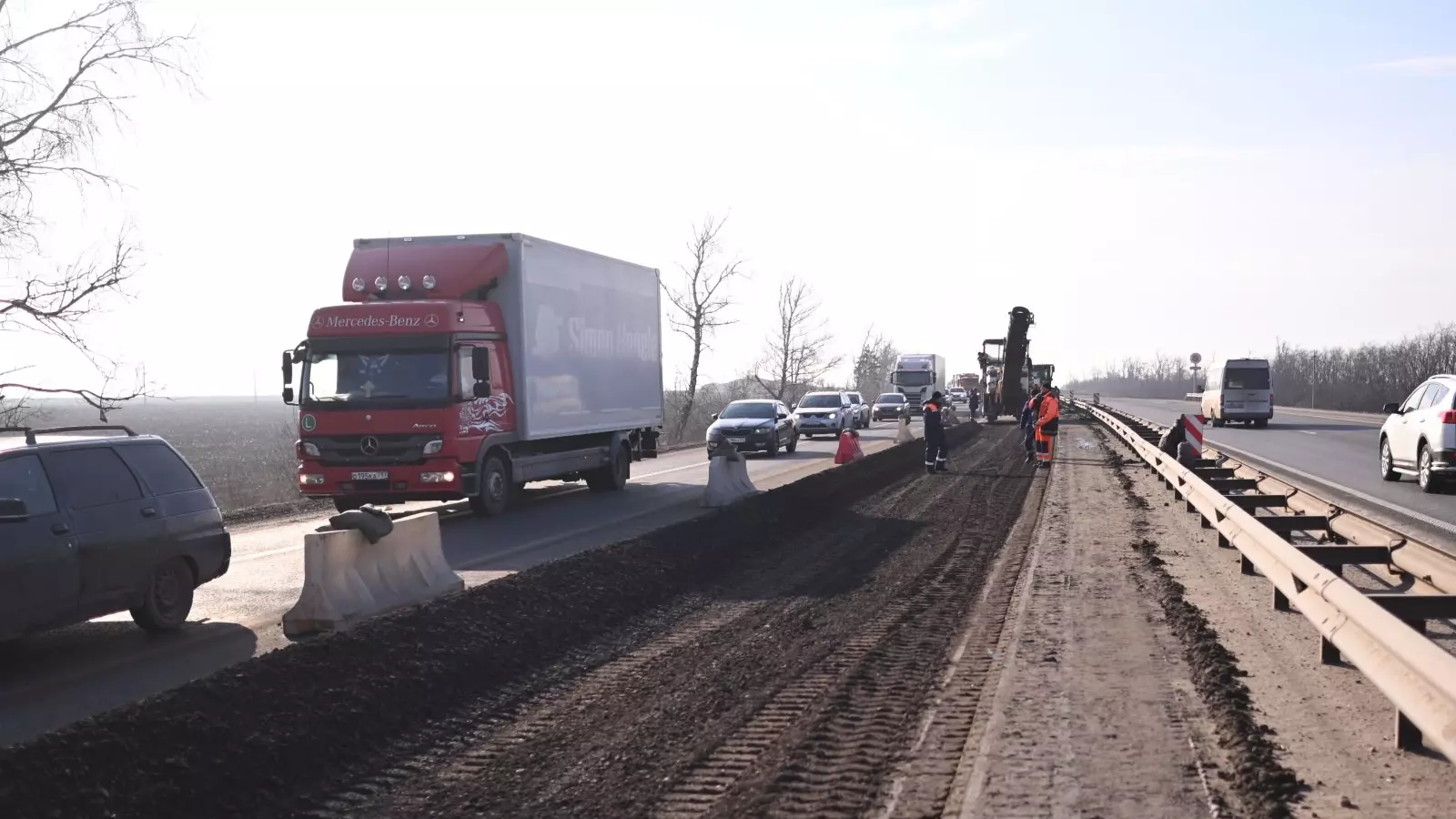 Темпы ремонта трассы М-4 «Дон» снизились в Ростовской области