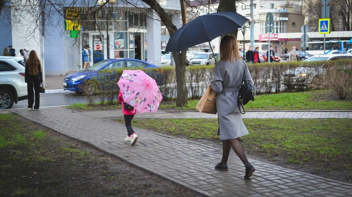 Пасмурная погода и слабый дождь ожидаются в Ростове в воскресенье