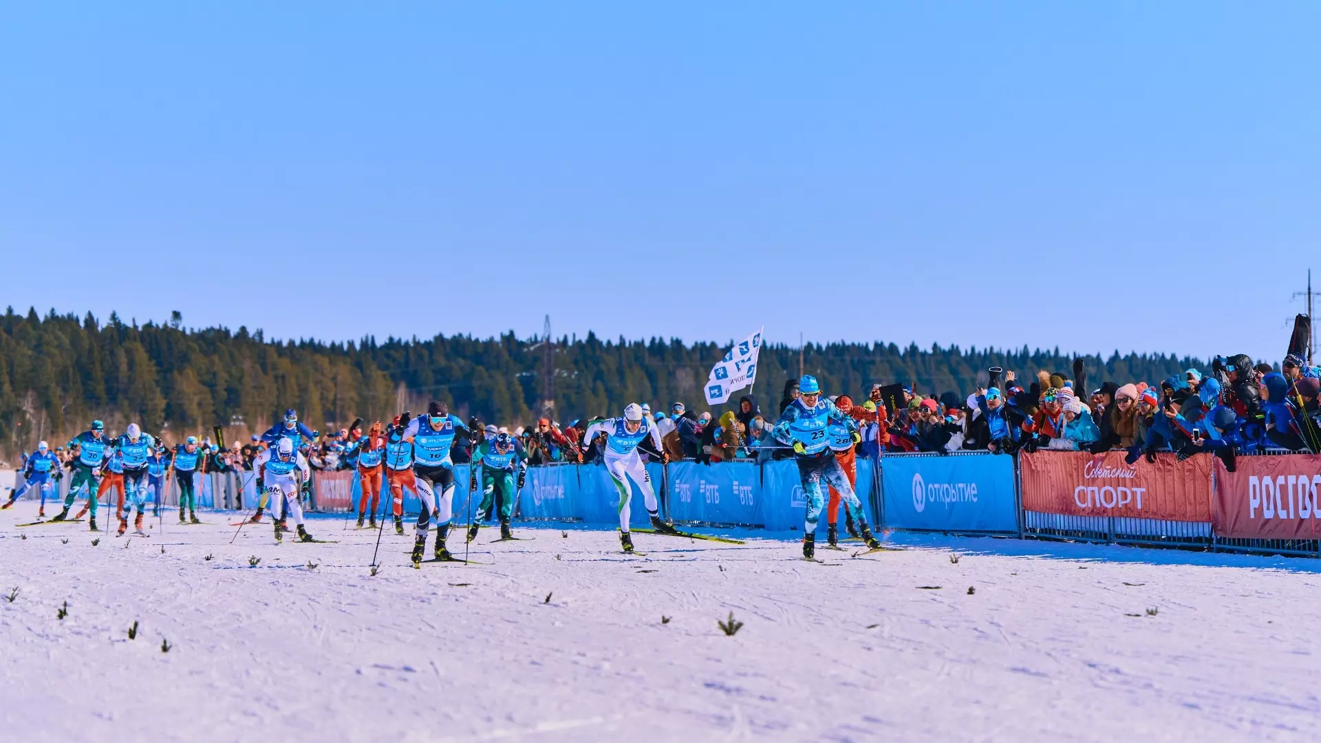 На XI Югорском лыжном марафоне число участников и зрителей побило рекорды