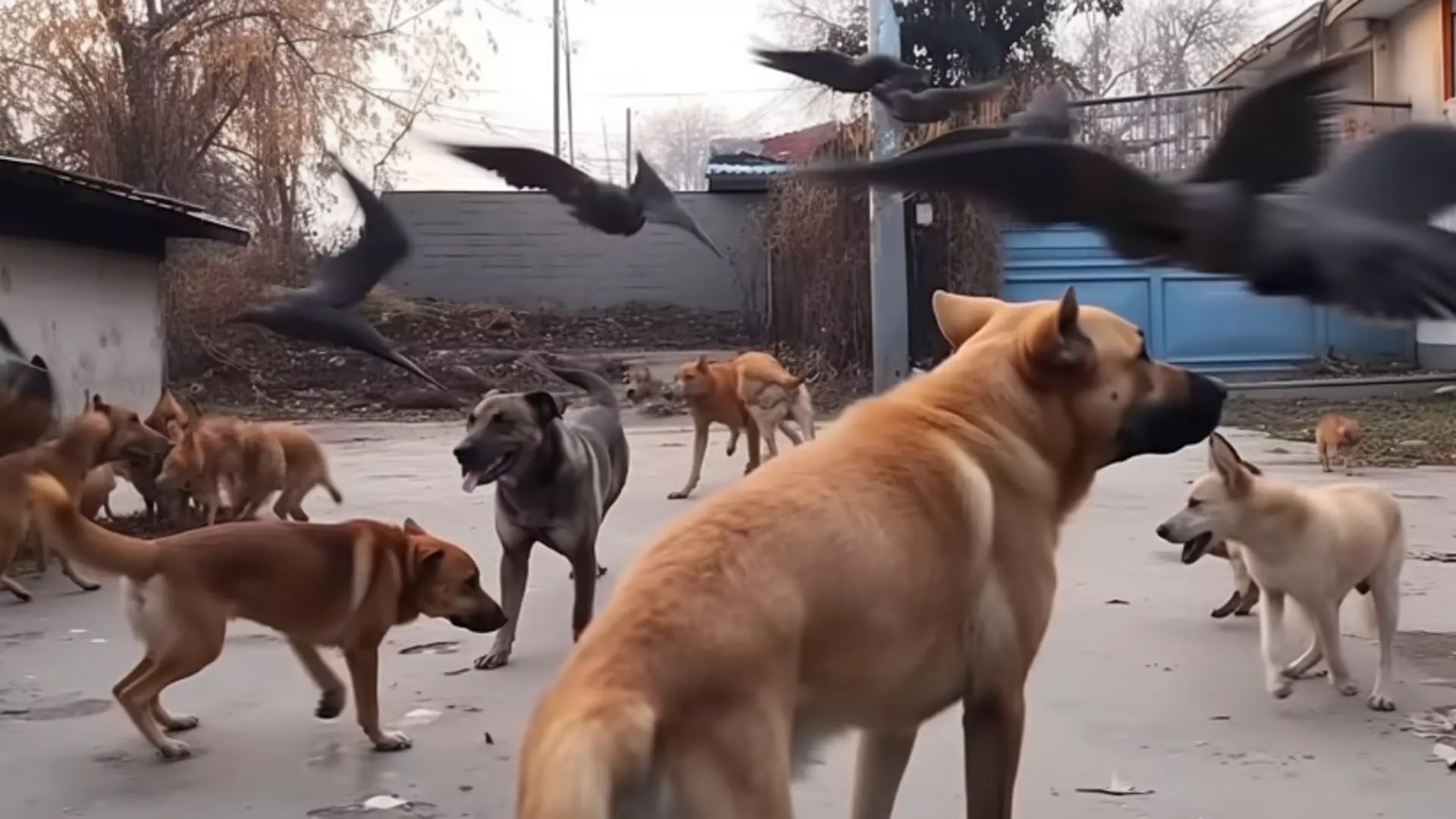 Житель Новочеркасска пожаловался на стаи диких собак, которые держат в страхе поселок