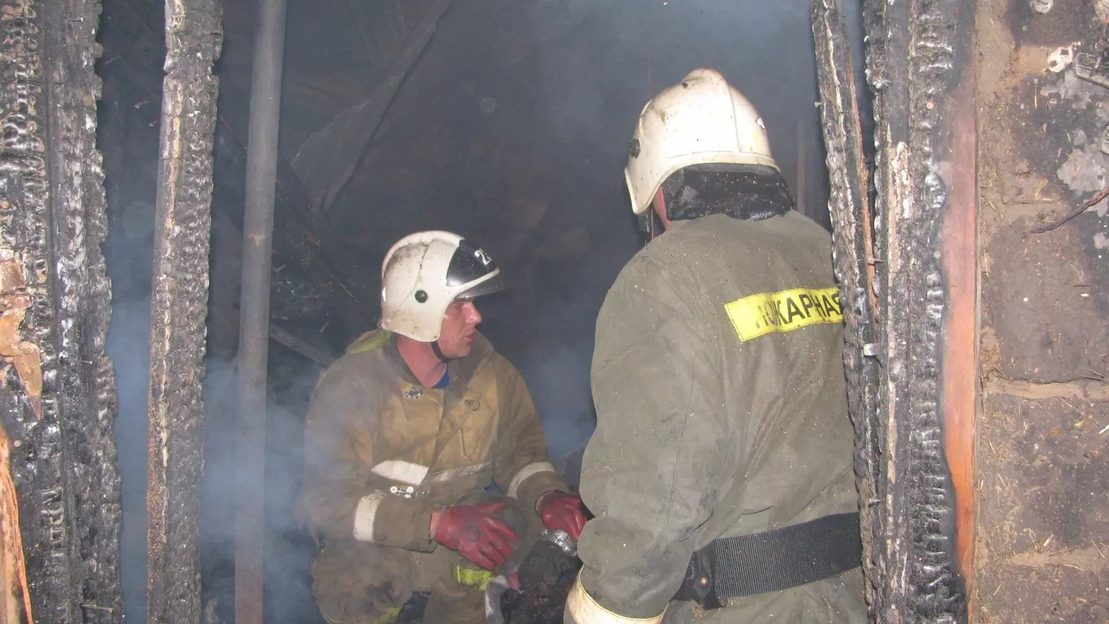 Пожар в доме Эрберга в Ростове на улице Ульяновской, 25