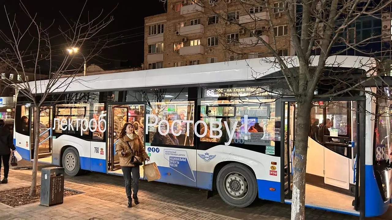Новые электробусы в Ростове