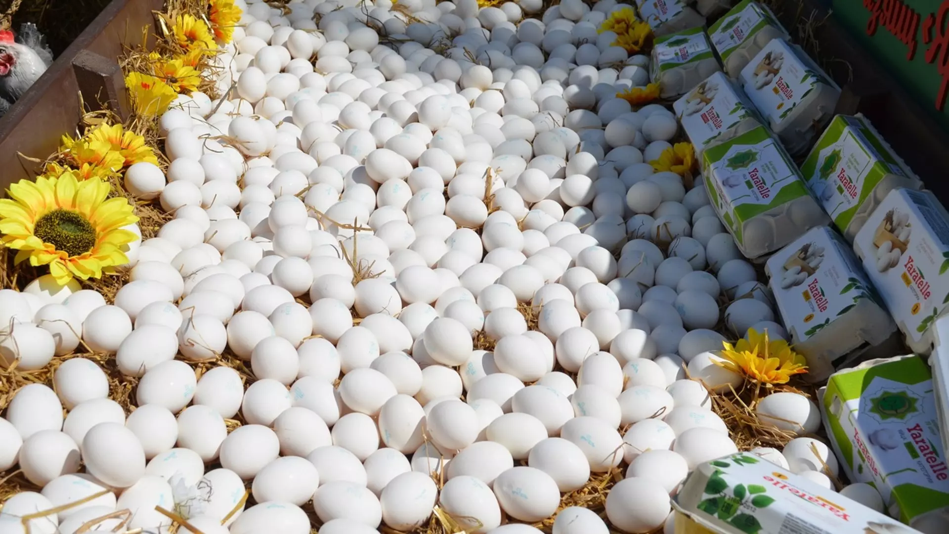 В супермаркетах Ростова поштучно стали продавать яйца по 12 рублей