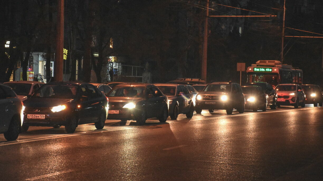 Девятибалльные пробки парализовали движение в Ростове-на-Дону вечером 23 декабря
